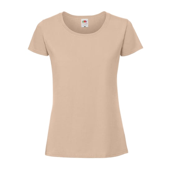 Fruit of the Loom Dames/Dames Iconic 195 Premium Ringspun Katoenen T-Shirt (Woestijnzand) - Image 1