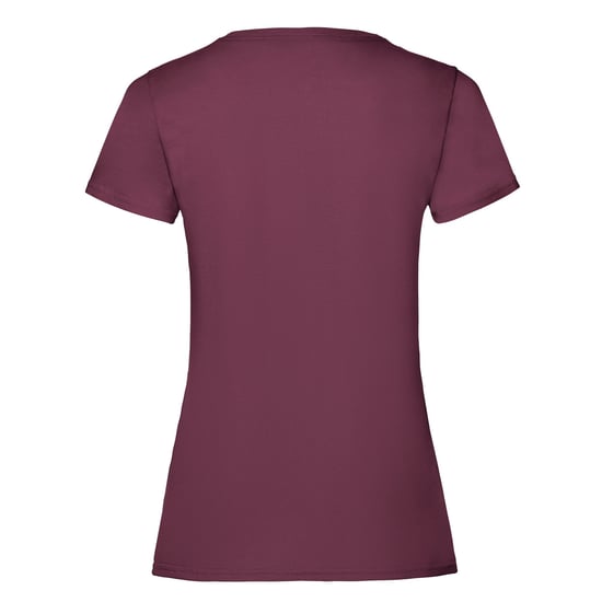 Fruit of the Loom Dames/Dames Valueweight T-Shirt (Heide Bourgogne) - Image 2