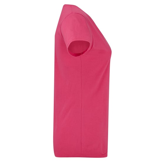Fruit of the Loom Dames/Dames Iconisch V Hals T-shirt (Fuchsia) - Image 3