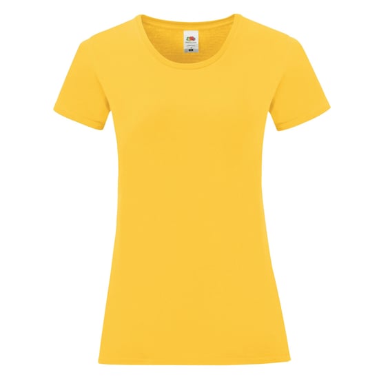 Fruit of the Loom Dames/dames Iconisch 150 T-Shirt (Zonnebloem) - Image 1