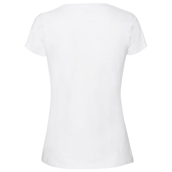 Fruit of the Loom Dames/Dames Icoon 195 Effen T-Shirt (Wit) - Image 2