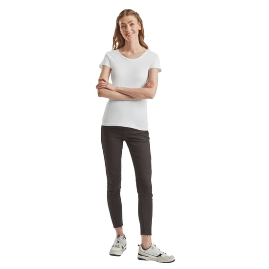 Fruit of the Loom Dames/Dames Icoon 195 Effen T-Shirt (Wit) - Image 3