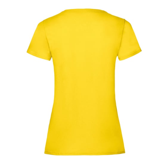 Fruit of the Loom Dames/Dames Valueweight T-Shirt (Geel) - Image 2