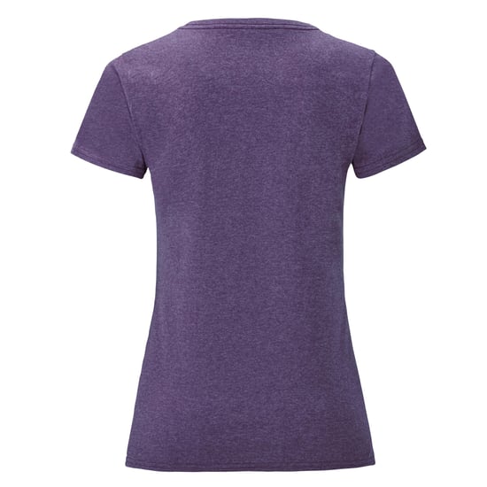 Fruit of the Loom Dames/dames Iconic Heather T-shirt (Heide Paars) - Image 2