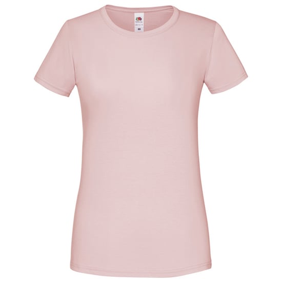 Fruit of the Loom Dames/Dames Iconic Combed Cotton T-shirt (Poederroos) - Image 1