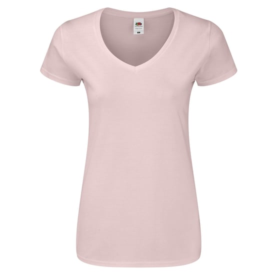 Fruit of the Loom Dames/Dames Iconic 150 V Hals T-shirt (Poederroos) - Image 1