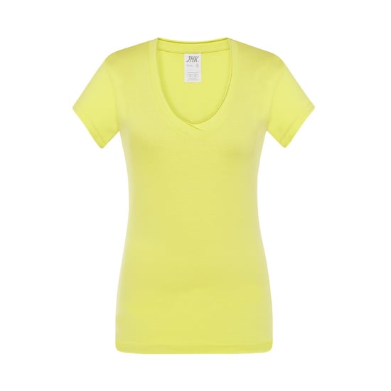 JHK Womens/Ladies Sicilia V Neck T-Shirt (Pistachio) - Image 1