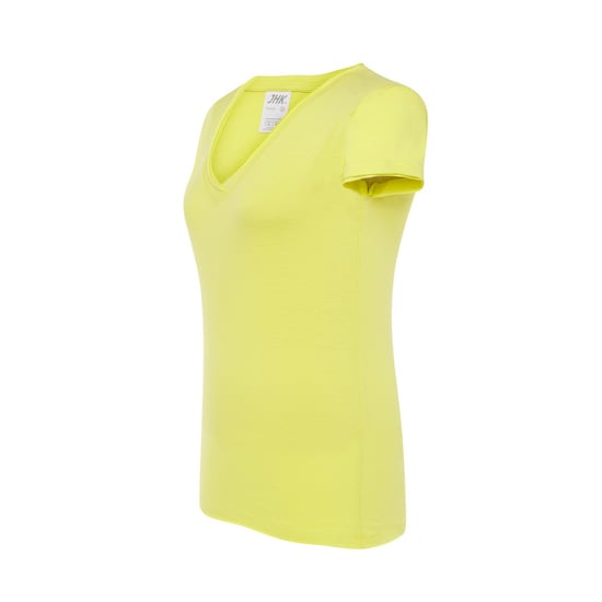JHK Womens/Ladies Sicilia V Neck T-Shirt (Pistachio) - Image 3