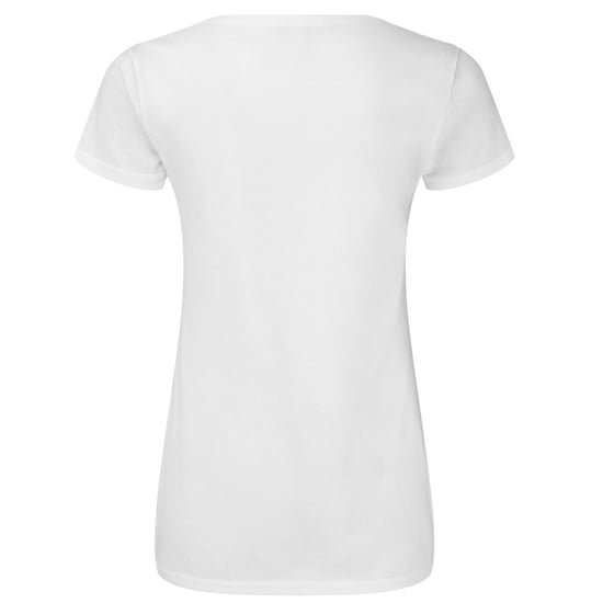 Fruit of the Loom Womens/Ladies Iconic 140 V Neck T-Shirt (White) - Image 2