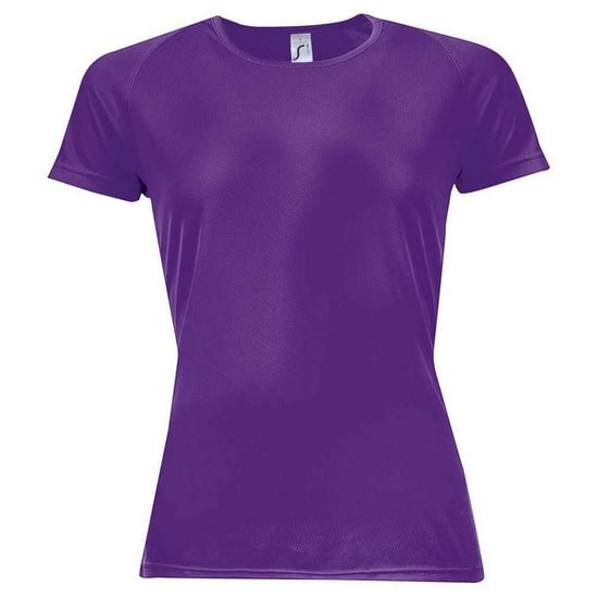 SOLS Dames/Dames Sportief Raglan T-shirt (Donkerpaars) - Image 1