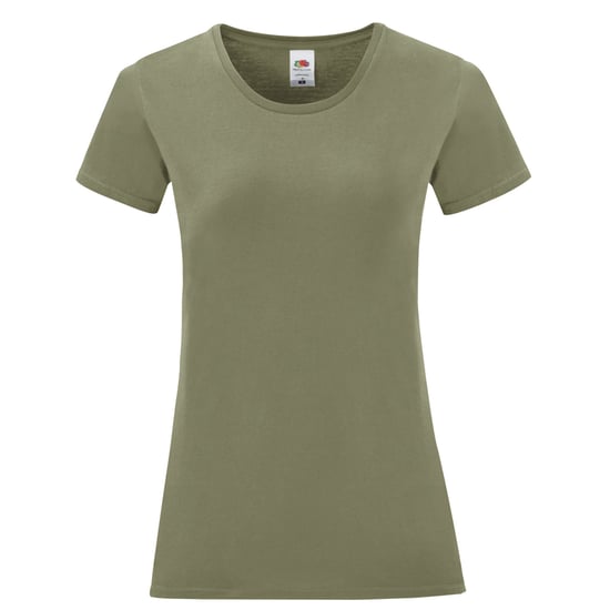 Fruit of the Loom Dames/dames Iconisch 150 T-Shirt (Klassieke Olijf) - Image 1