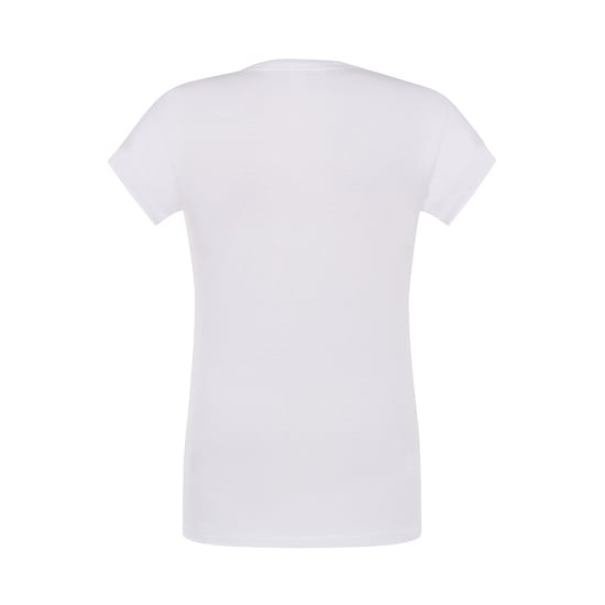 JHK Womens/Ladies Sicilia V Neck T-Shirt (White) - Image 2