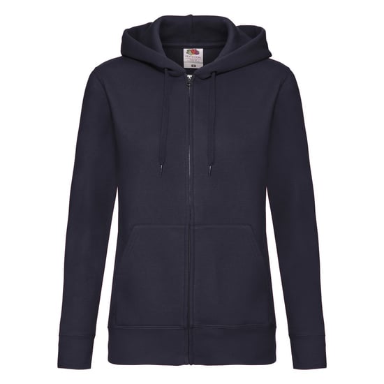 Fruit of the Loom Dames/Dames Premium Sweatjack met kap Lady Fit (Deep Navy) - Image 1