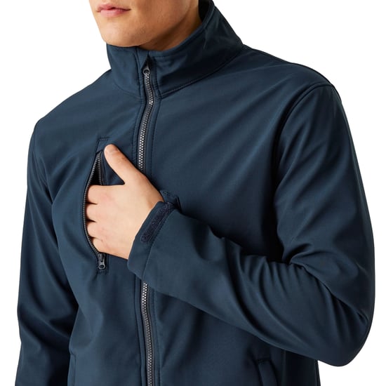 Regatta Heren Ablaze Softshell 3 Layer Soft Shell Jas (Marine) - Image 4