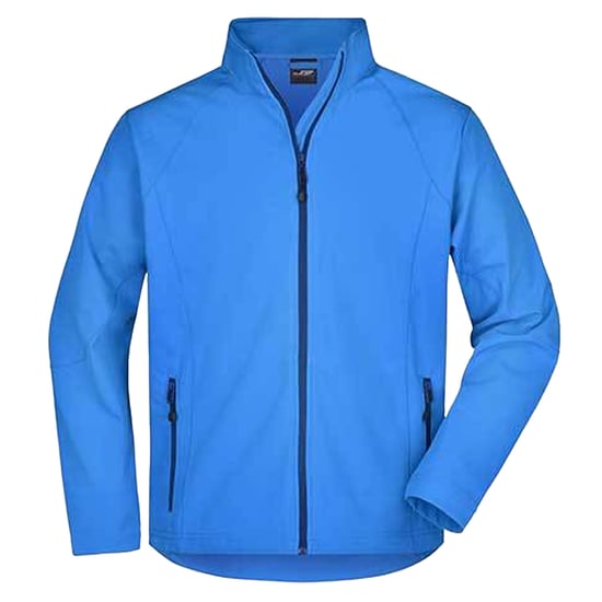 James Bond Heren Soft Shell-jasje (Azuurblauw) - Image 1