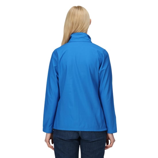 Regatta Womens/Ladies Octagon II Soft Shell Jacket (Oxford Blue/Black) - Image 2