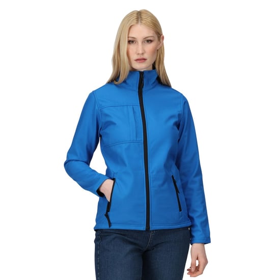 Regatta Womens/Ladies Octagon II Soft Shell Jacket (Oxford Blue/Black) - Image 3