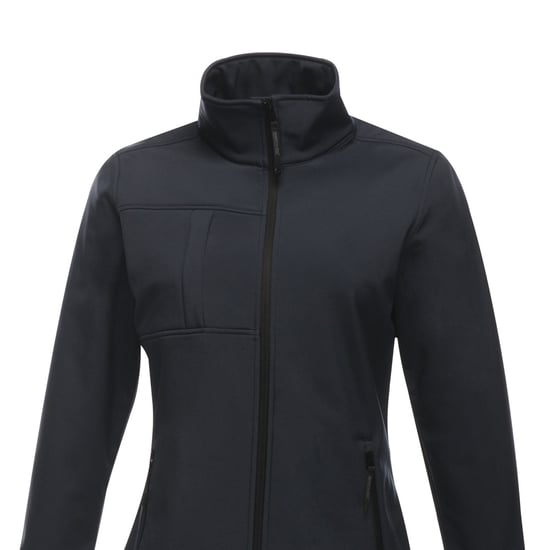 Regatta Womens/Ladies Octagon II Soft Shell Jacket (Navy/Seal Grey) - Image 2