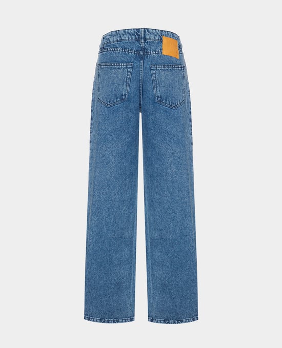 BENU Blå Bomullsjeans Dam - Image 4
