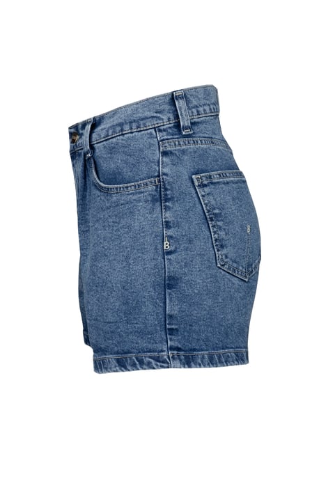 BENU Dames Blauw Grijze Denim Shorts - Image 5