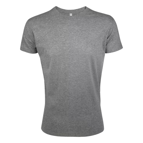 SOLS Unisex Regent Slim T-shirt voor volwassenen (Grijze Melange) - Image 1