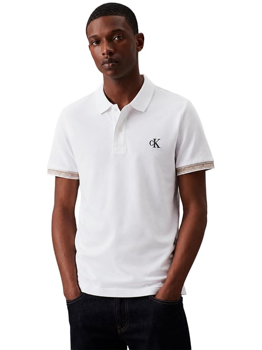 Calvin Klein | Mens Pique Polo Shirt - Image 1