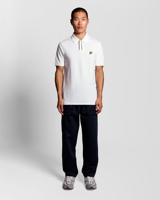 Polo Shirt met Tipped Placket - Image 2
