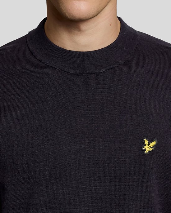Avslappnad Passform Mock Neck Tröja - Image 3