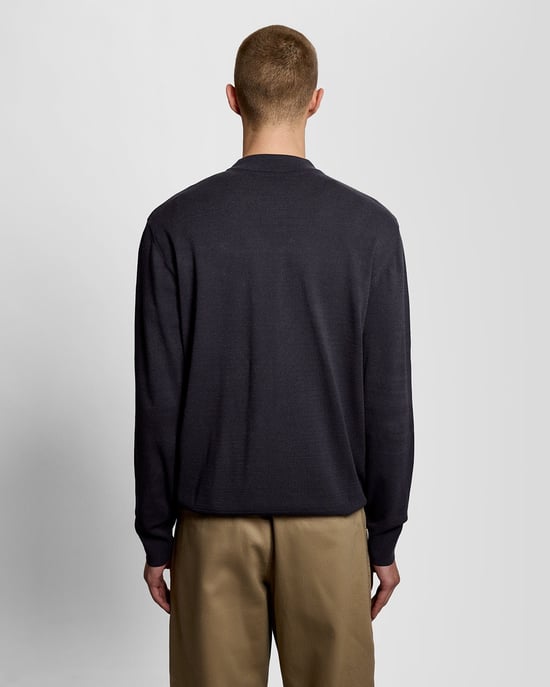 Avslappnad Passform Mock Neck Tröja - Image 4