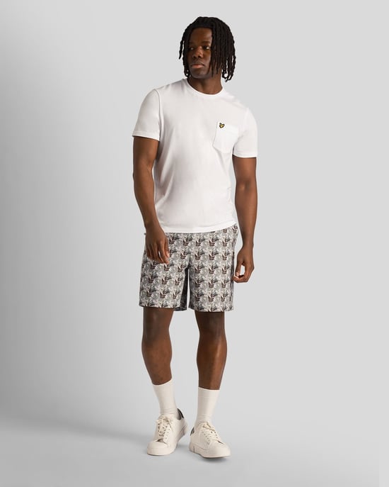 Florale Print Resort Shorts - Image 2