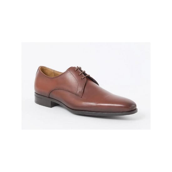 Giorgio 38202 bruin leren veterschoen met rubber zool - Image 1