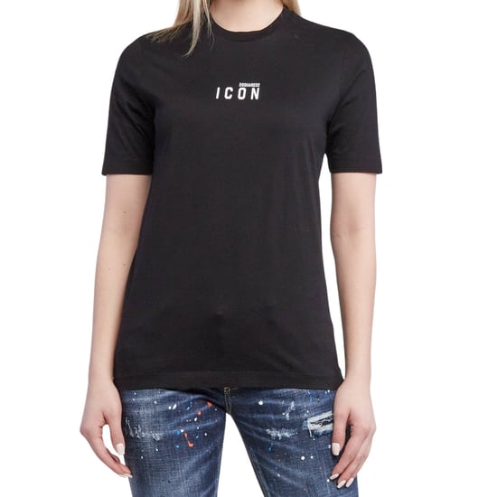 Dsquared2 Icon Small Chest Logo Black T-shirt - Image 2