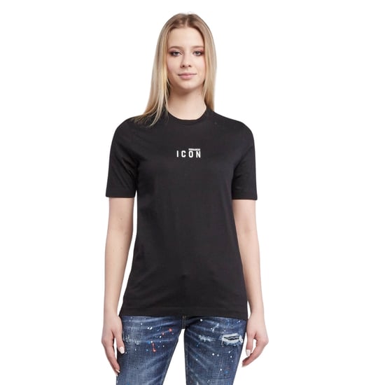 Dsquared2 Icon Small Chest Logo Black T-shirt - Image 4