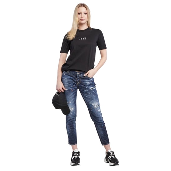 Dsquared2 Icon Small Chest Logo Black T-shirt - Image 5
