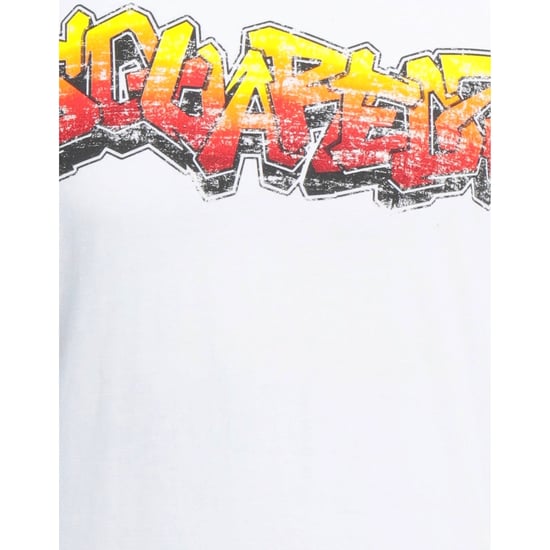 Dsquared2 Wall Tag Logo Wit T-shirt - Image 4