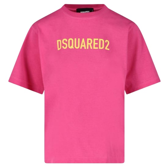 Dsquared2 Eco Dyed Easy Hot Pink T-shirt - Image 1