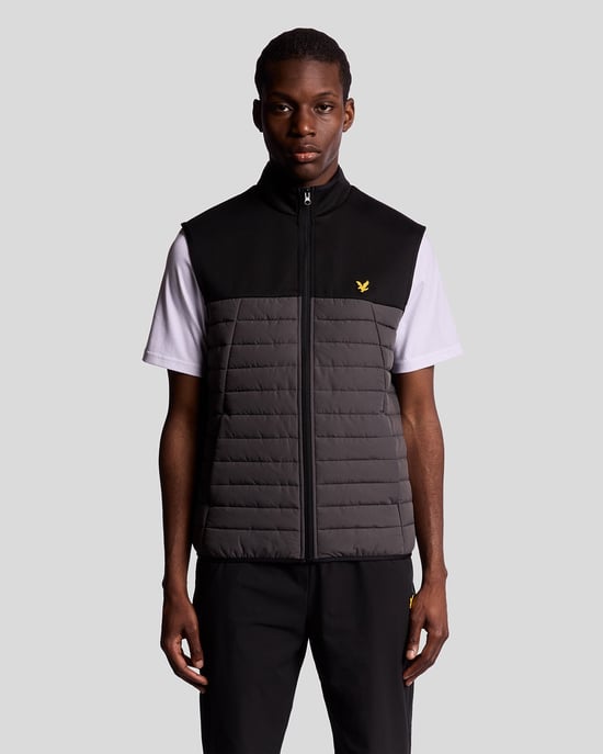 Sport hybride fleece gilet - Image 1