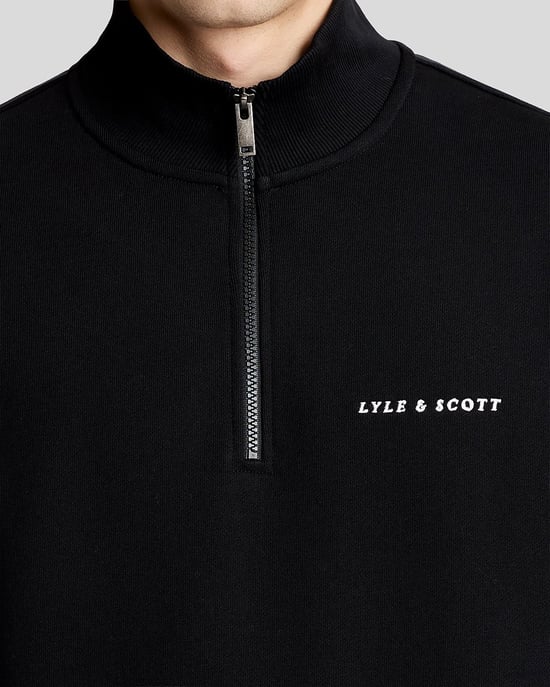 Heavyweight Script 1/4 Zip Sweatshirt - Image 3