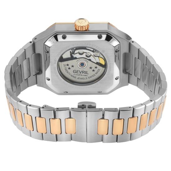 Gevril Men's Grand Concourse IPRG Case, Blue Dial, IPRG Bracelet Watch - Image 2