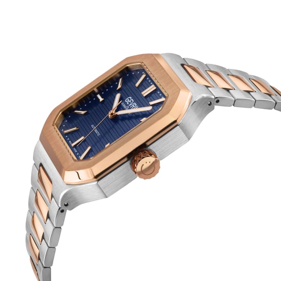 Gevril Men's Grand Concourse IPRG Case, Blue Dial, IPRG Bracelet Watch - Image 3