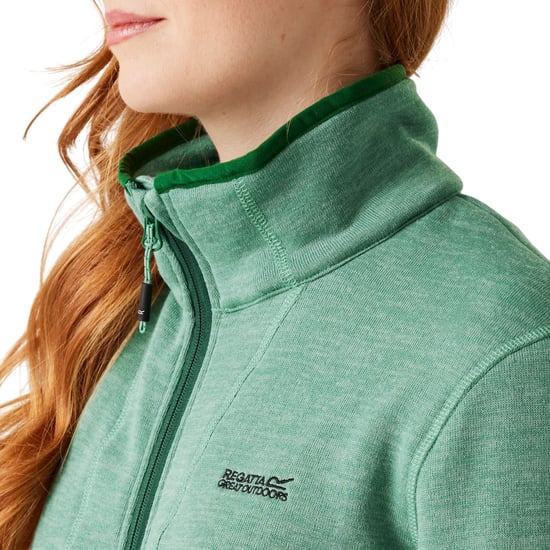 Regatta Dames/Dames Ralina Fleece Jas (Stofgroen/Regenwoud) - Image 3