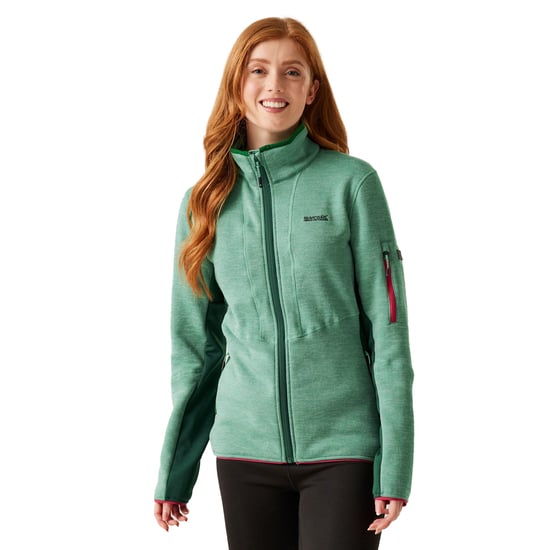 Regatta Dames/Dames Ralina Fleece Jas (Stofgroen/Regenwoud) - Image 5