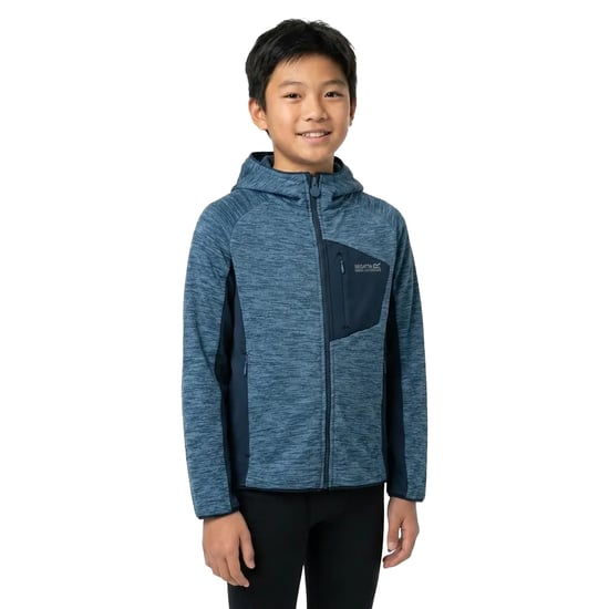 Regatta Skylar fleecejack voor kinderen/Kinderen (China Blauw/Nachthemel) - Image 3