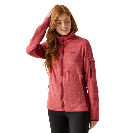 Regatta Dames/Dames Ralina Fleece Jas (Mineraalrood/Rumba-rood) - Image 5
