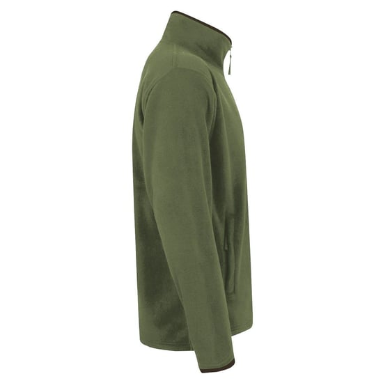 Premier Dames/Dames Artisan Fleecejack (Mosgroen/bruin) - Image 3