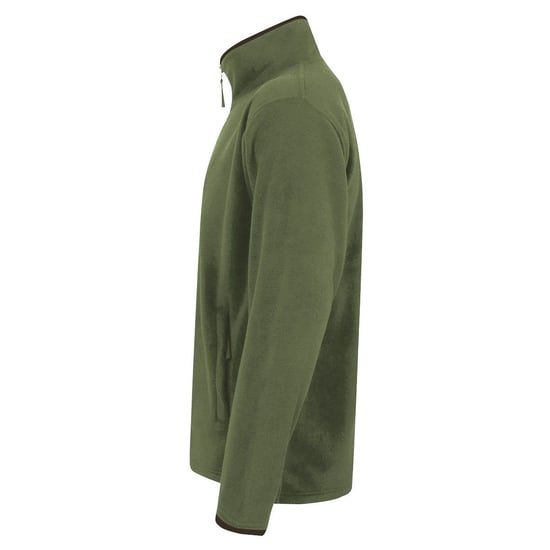 Premier Dames/Dames Artisan Fleecejack (Mosgroen/bruin) - Image 4