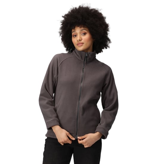 Regatta Womens/Ladies Thor III Interactive Fleece Jacket (Seal Grey) - Image 4