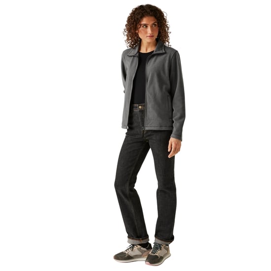 Regatta Dames/Dames Micro Full Zip Fleecejack (Afdichting Grijs) - Image 3