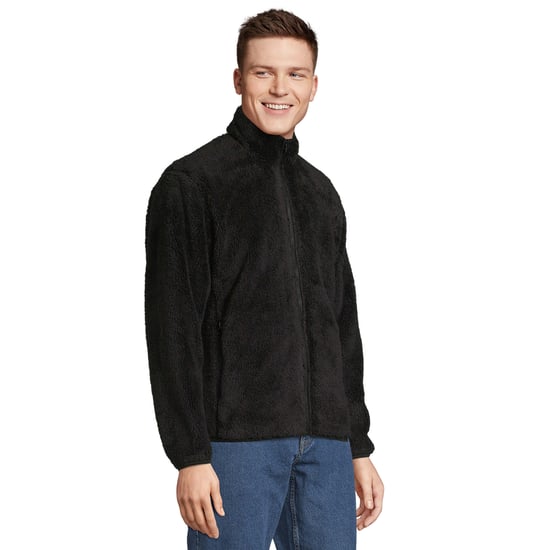 SOLS Unisex Vuxen Helzip Fleecejacka (Svart) - Image 3