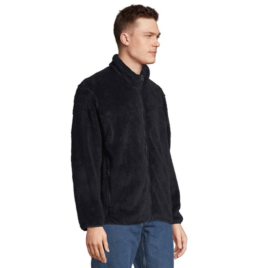 SOLS Unisex Vuxen Helzip Fleecejacka (Marinblå) - Image 3